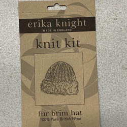 Erika Knight Pattern sleeves Fur Brim Hat ENG