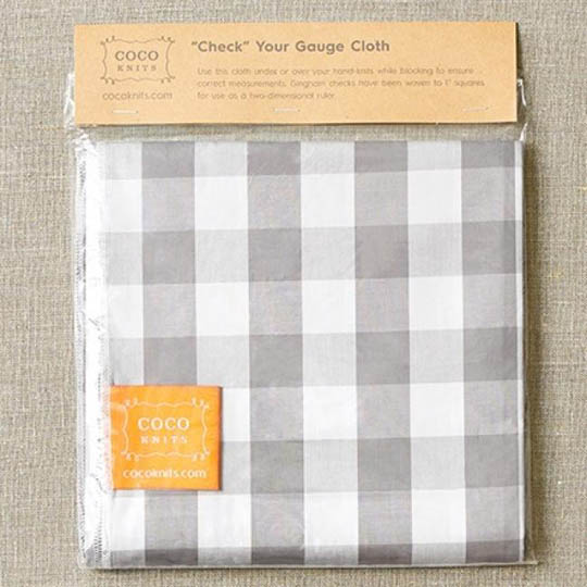 CocoKnits Check Your Gauge Cloth CYG102