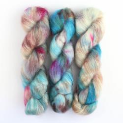 Cowgirl Blues Kid Silk gradient hand dyed Stop! In the Name of Love