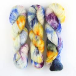Cowgirl Blues Kid Silk gradient hand dyed Coming Around Again