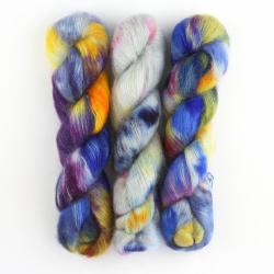 Cowgirl Blues Kid Silk gradient hand dyed Simply the Best