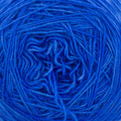 Cowgirl Blues Merino Single Lace solid Cobalt