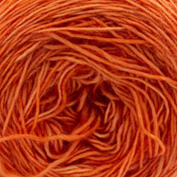 Cowgirl Blues Merino Single Lace solid Carrot Juice