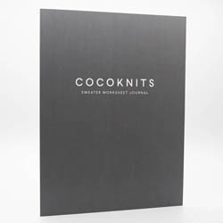 CocoKnits Journal for sweater workshop by Julie Weisenberger