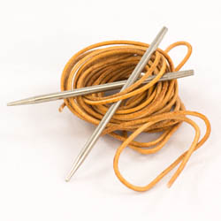 CocoKnits Leather cord and Needle kit.