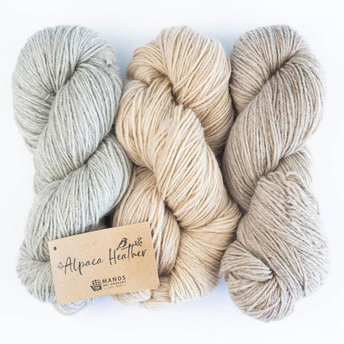 Alpaca Heather NATURALS undyed