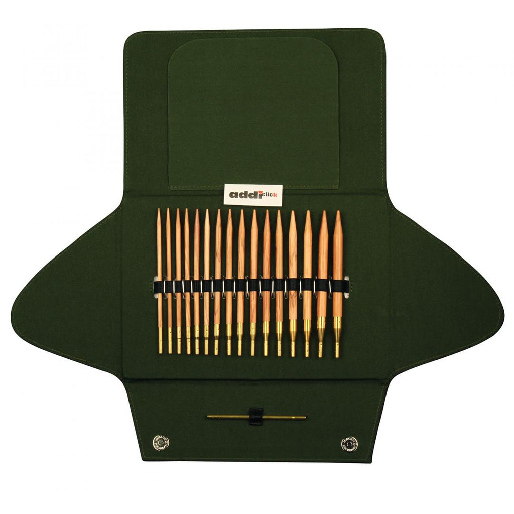 570-2 addiClick NATURE Olivenholz Etui