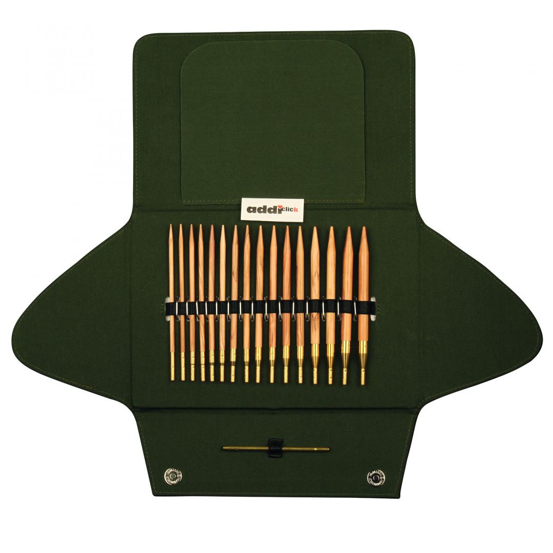 570-2 addiClick NATURE Olivenholz Etui