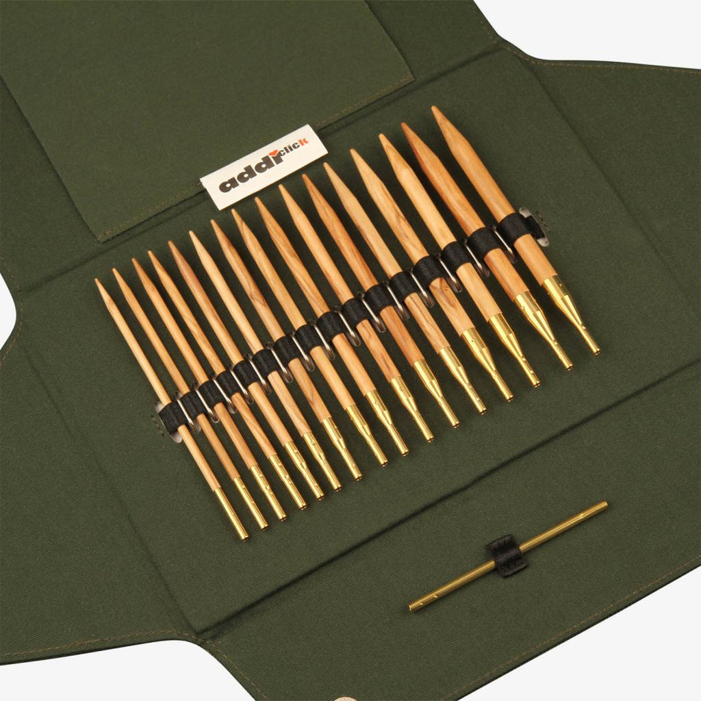 570-2 addiClick NATURE Olivenholz Etui