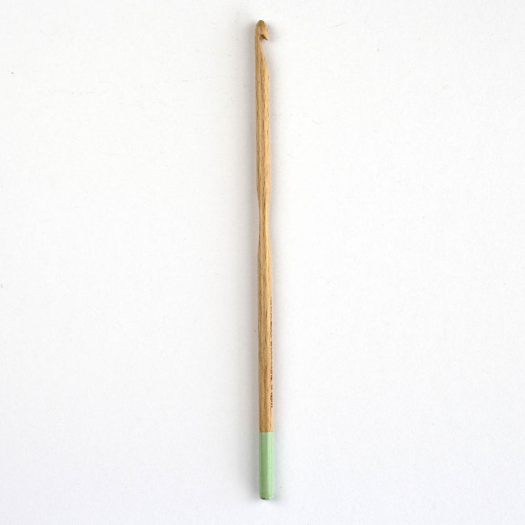 Crochet hooks made of beech wood