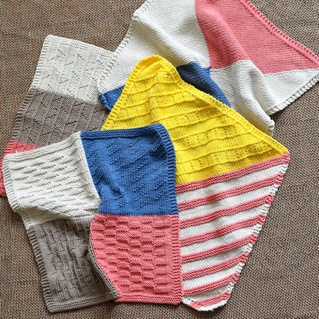 Instructions Dishcloth Set Colourblock