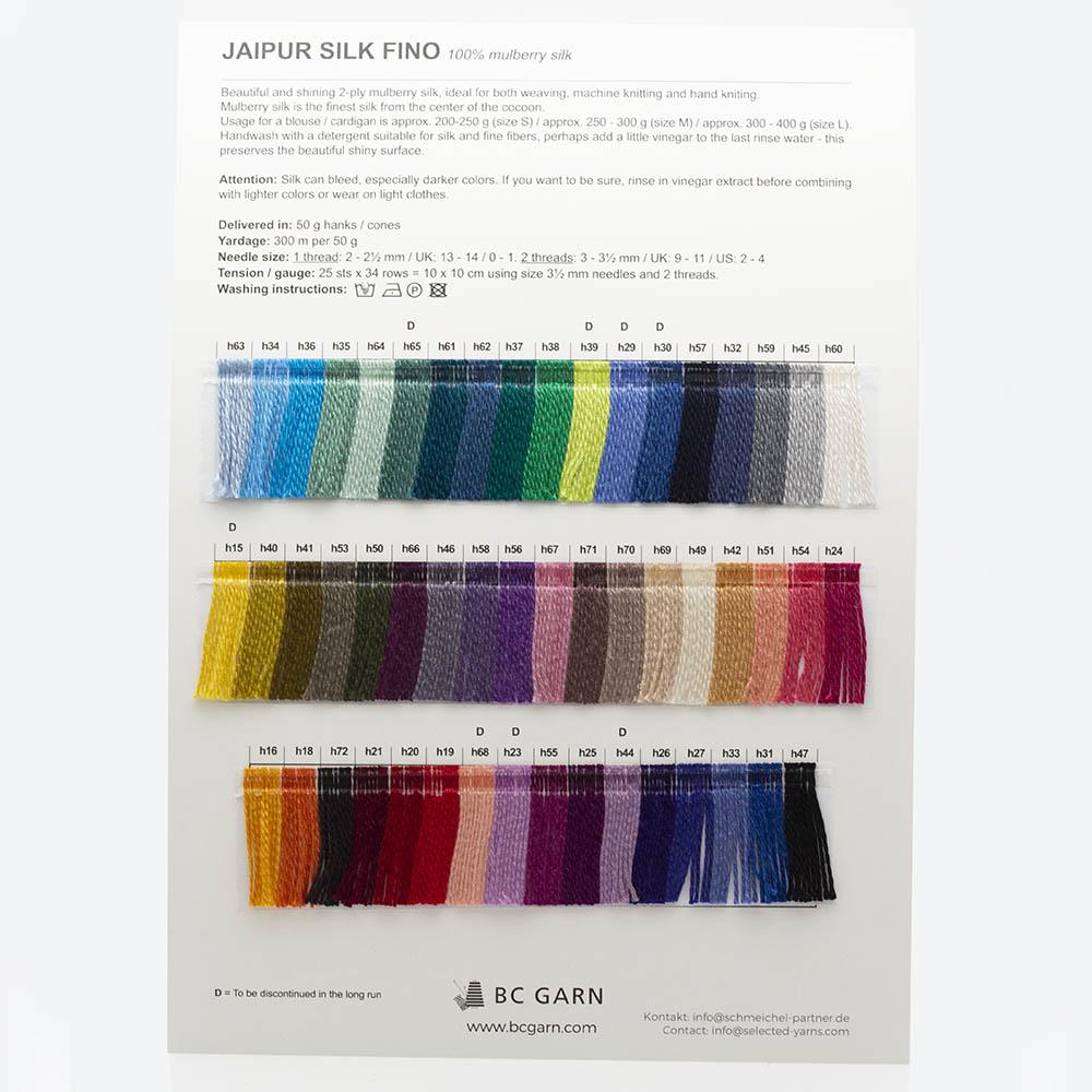Farbkarten von BC Garn