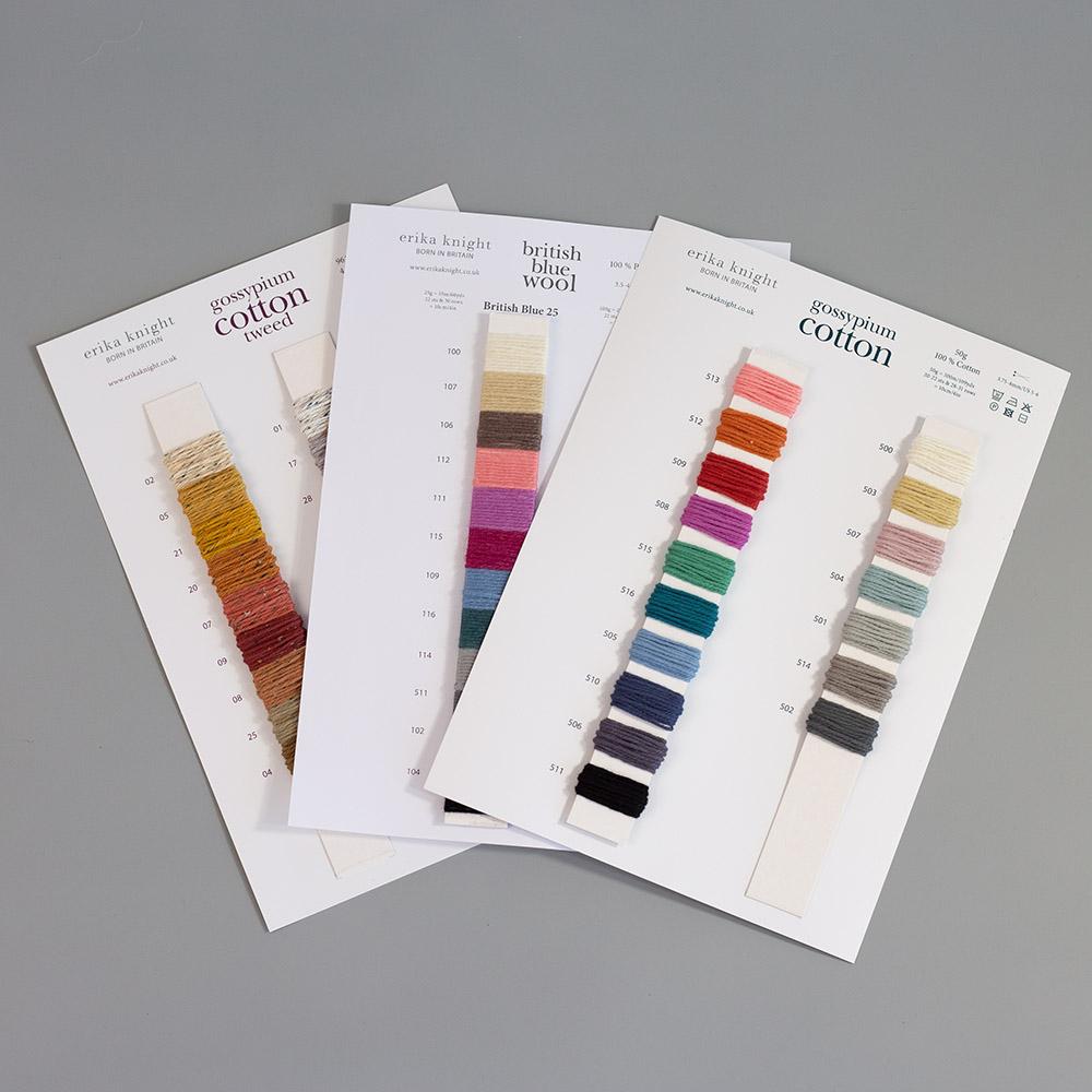 Color charts by Erika Knight