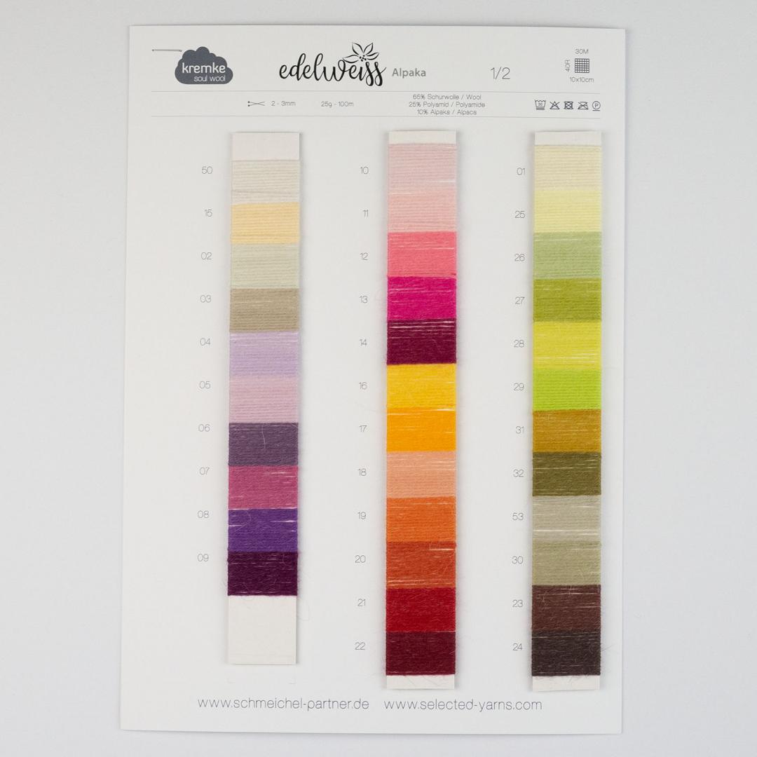 Kremke Soul Wool color charts