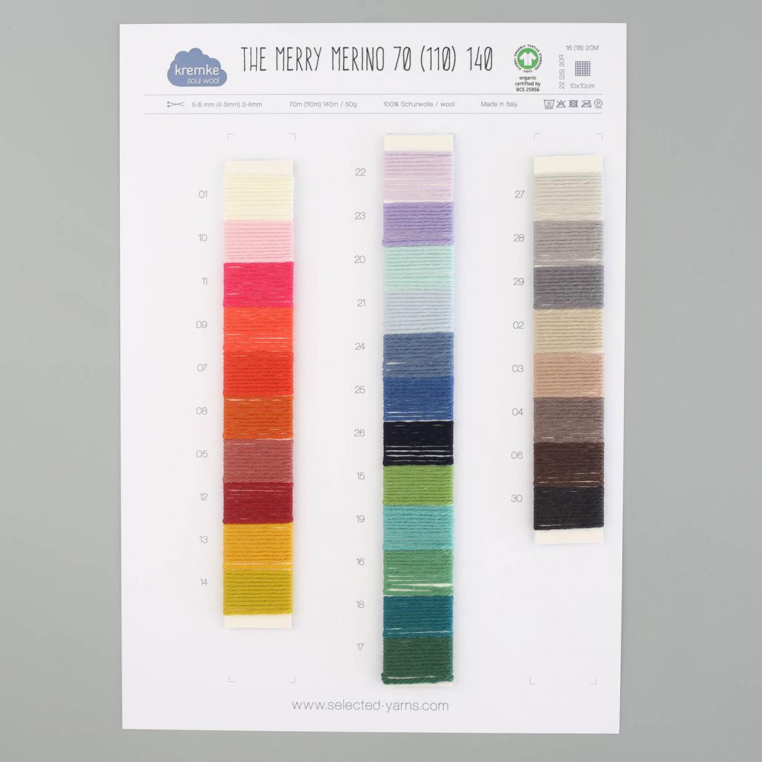 Kremke Soul Wool color charts