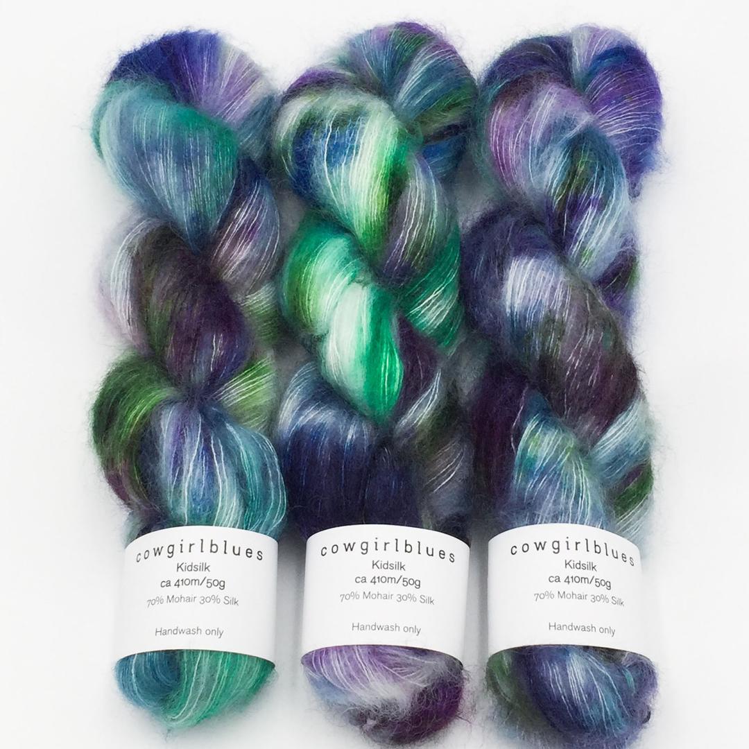 KidSilk gradient hand-dyed