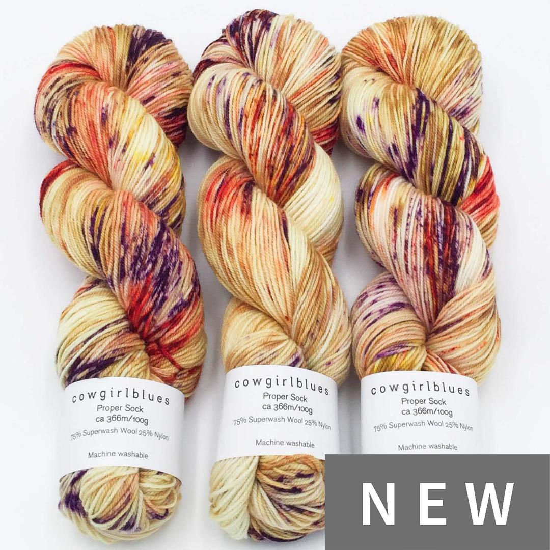 Proper Sock Farbverlauf handgefärbt