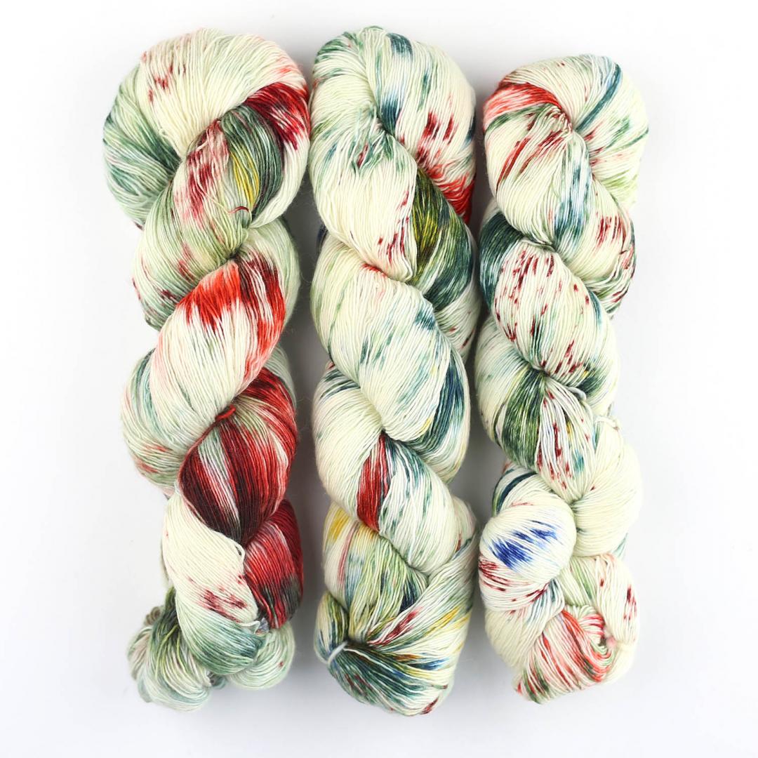 Merino SINGLE LACE Farbverlauf handgefärbt