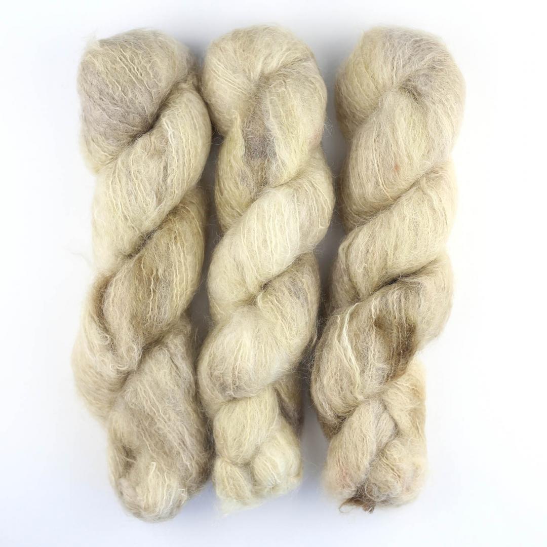 Fluffy Mohair Farbverlauf handgefärbt