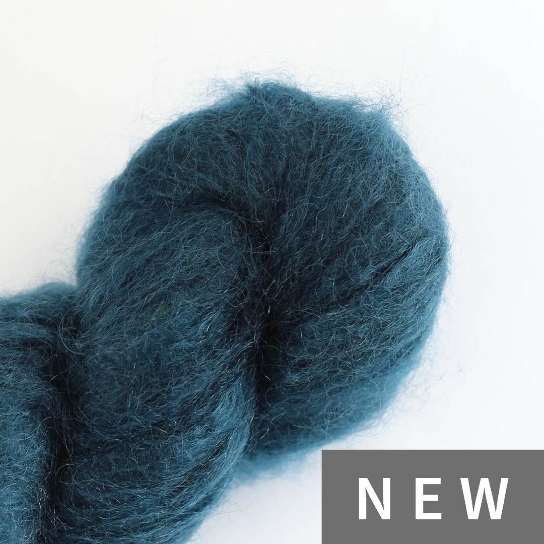 Fluffy Mohair solids handgefärbt