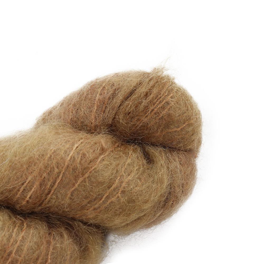 Fluffy Mohair solids handgefärbt