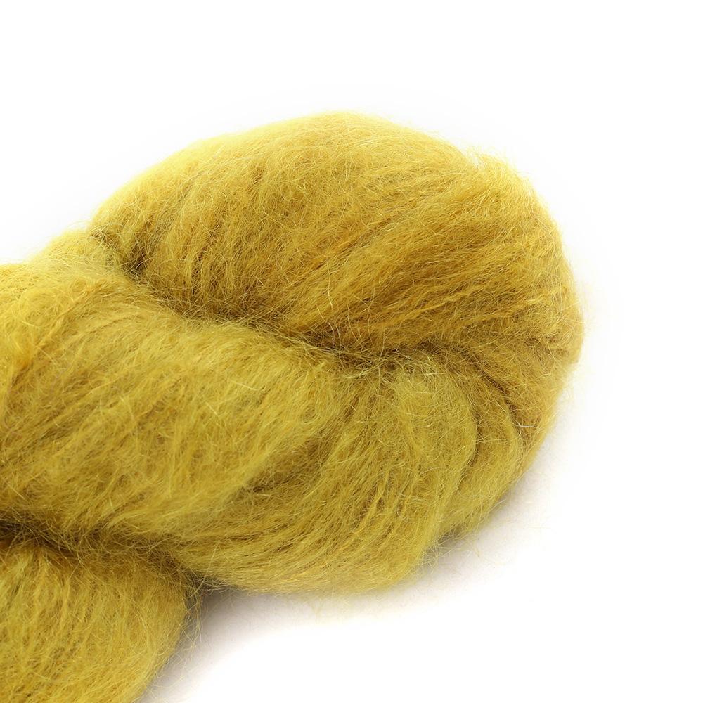 Fluffy Mohair solids handgefärbt