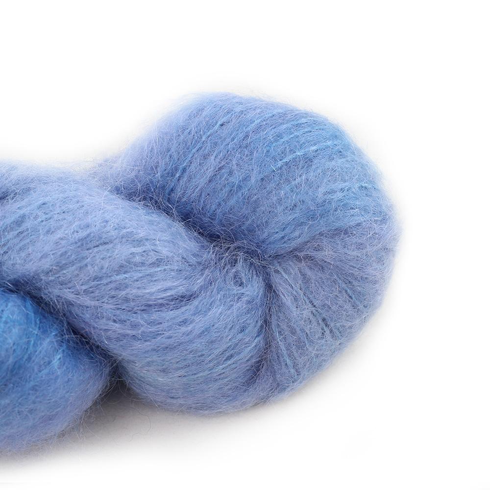 Fluffy Mohair solids handgefärbt