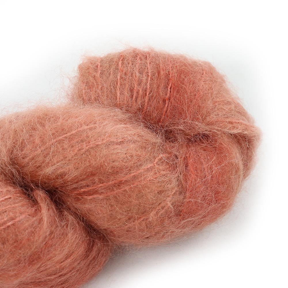 Fluffy Mohair solids handgefärbt
