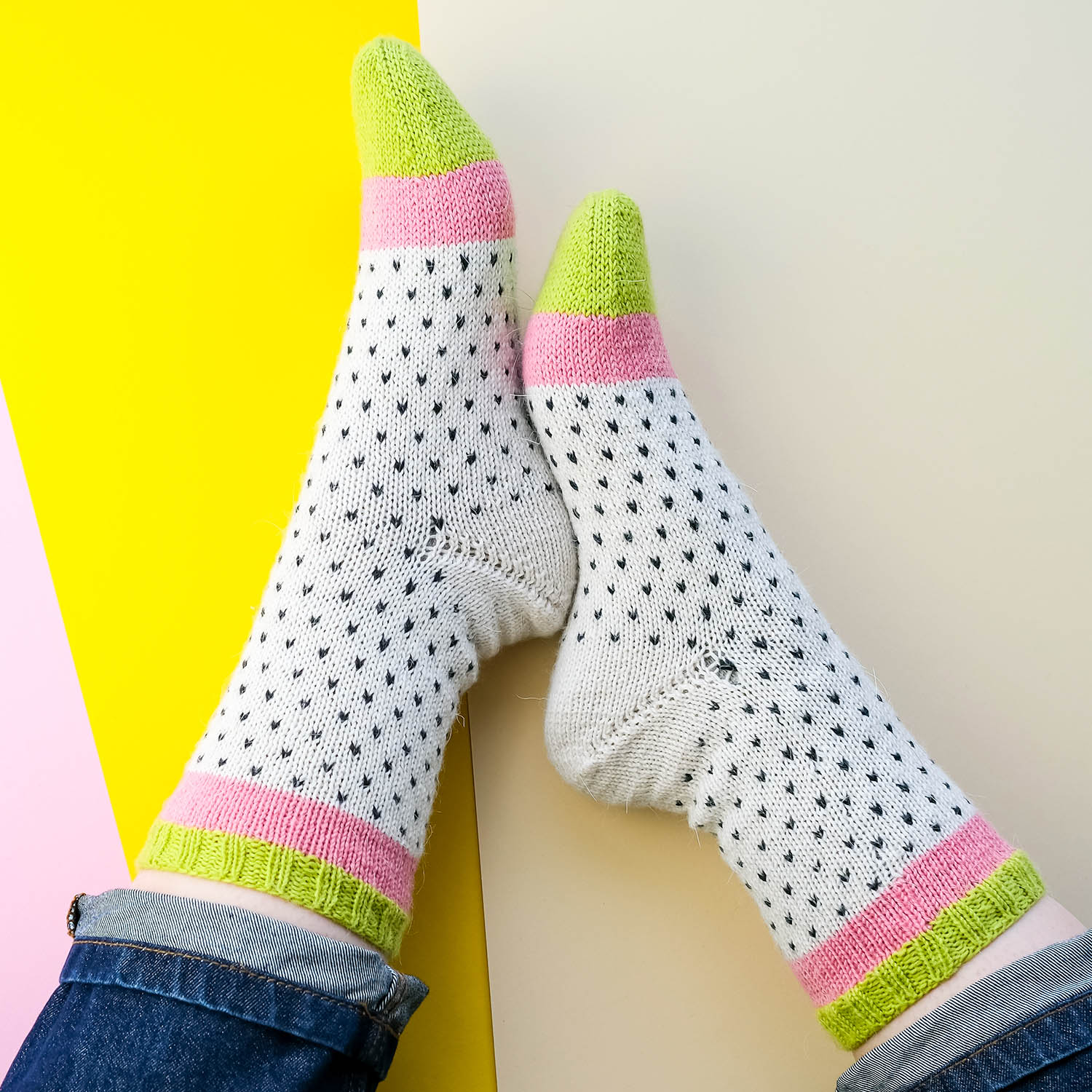 Anleitung Fruity Socks Drachenfrucht