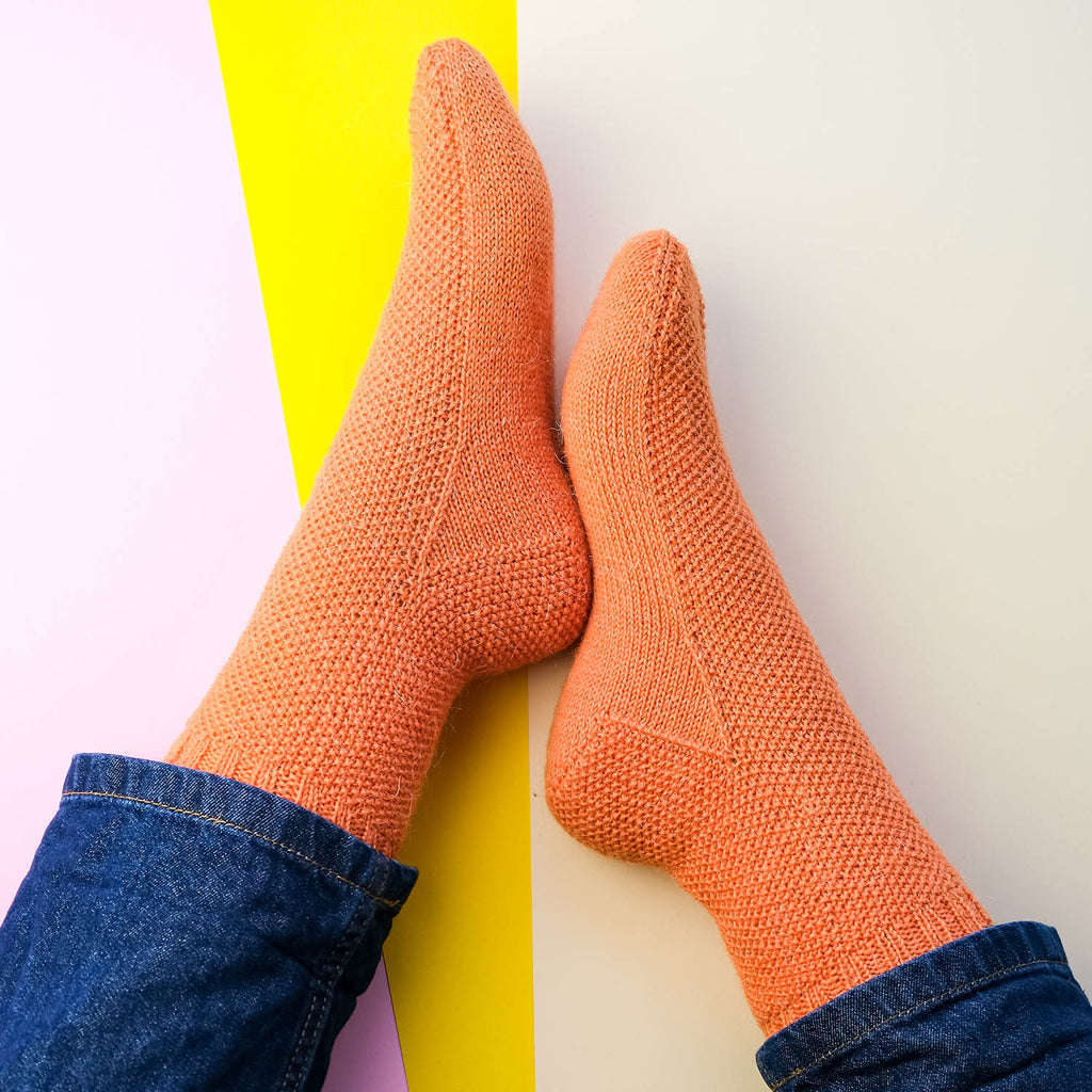 Anleitung Fruity Socks Orange