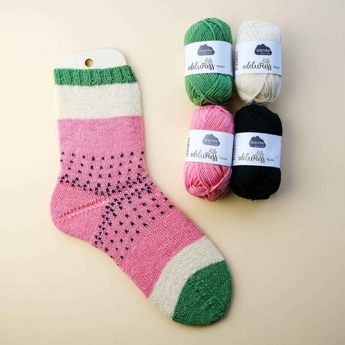Fruity Socks instruction booklet