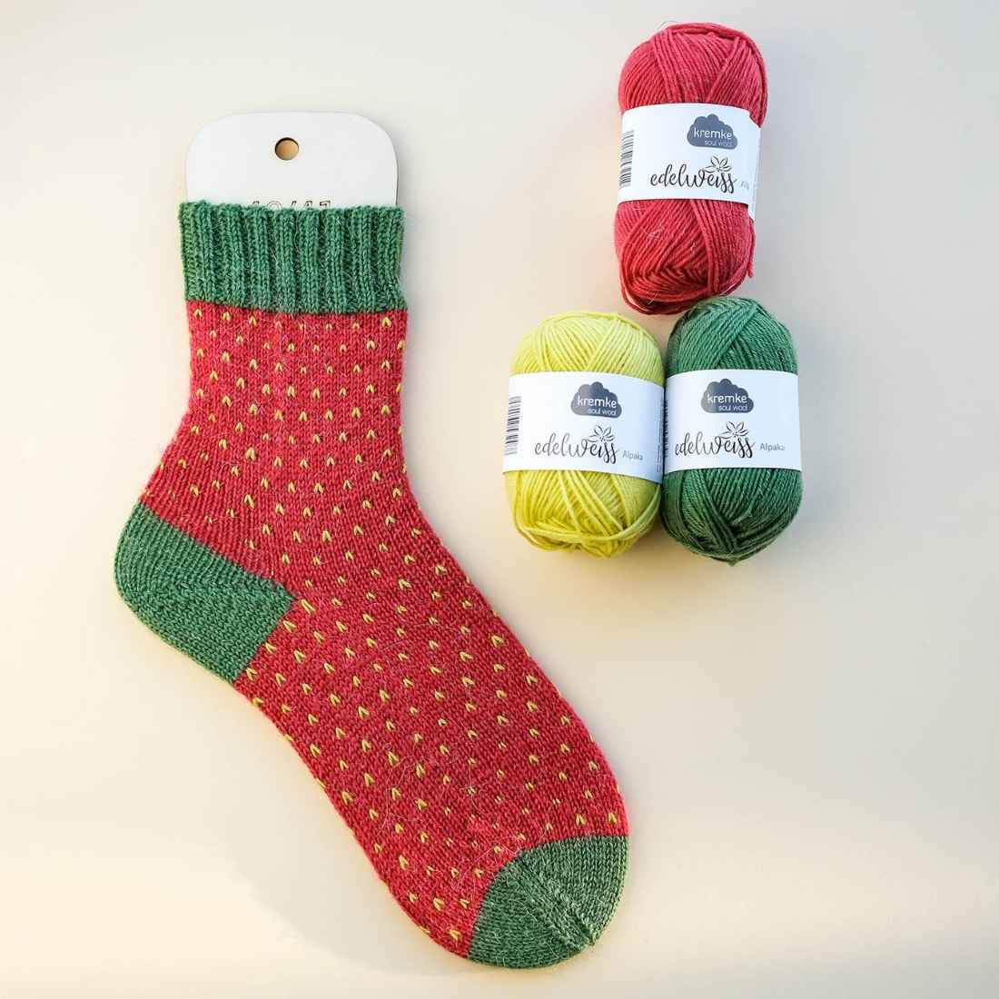 Fruity Socks instruction booklet