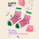 Anleitung Fruity Socks Wassermelone
