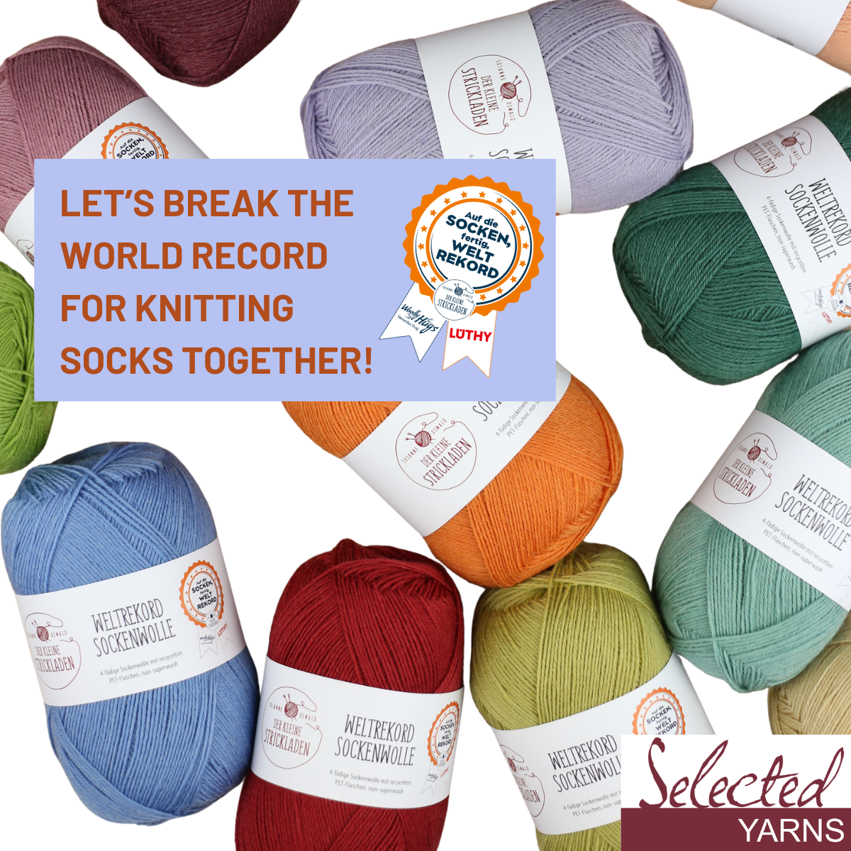 World record sock yarn